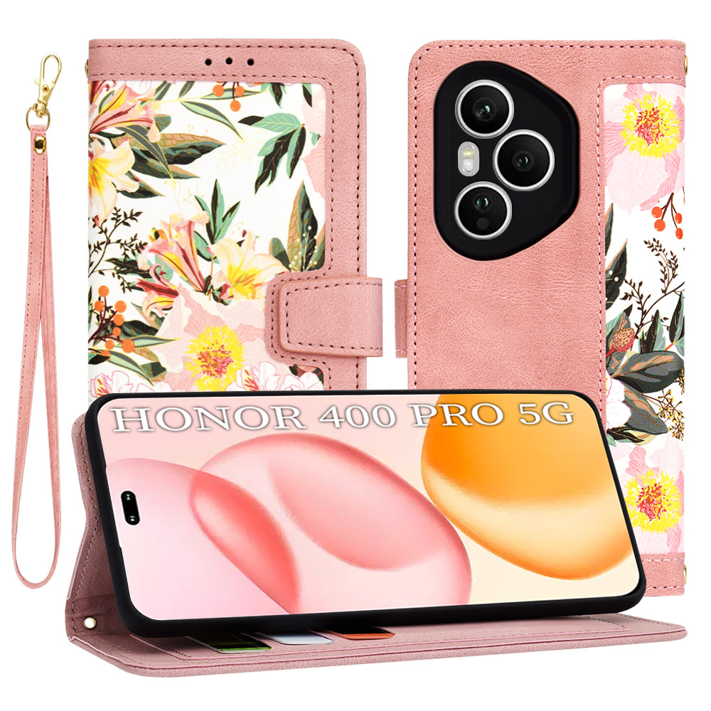Futrola za Honor 400 Pro, Techsuit, FlipCraft, Roze