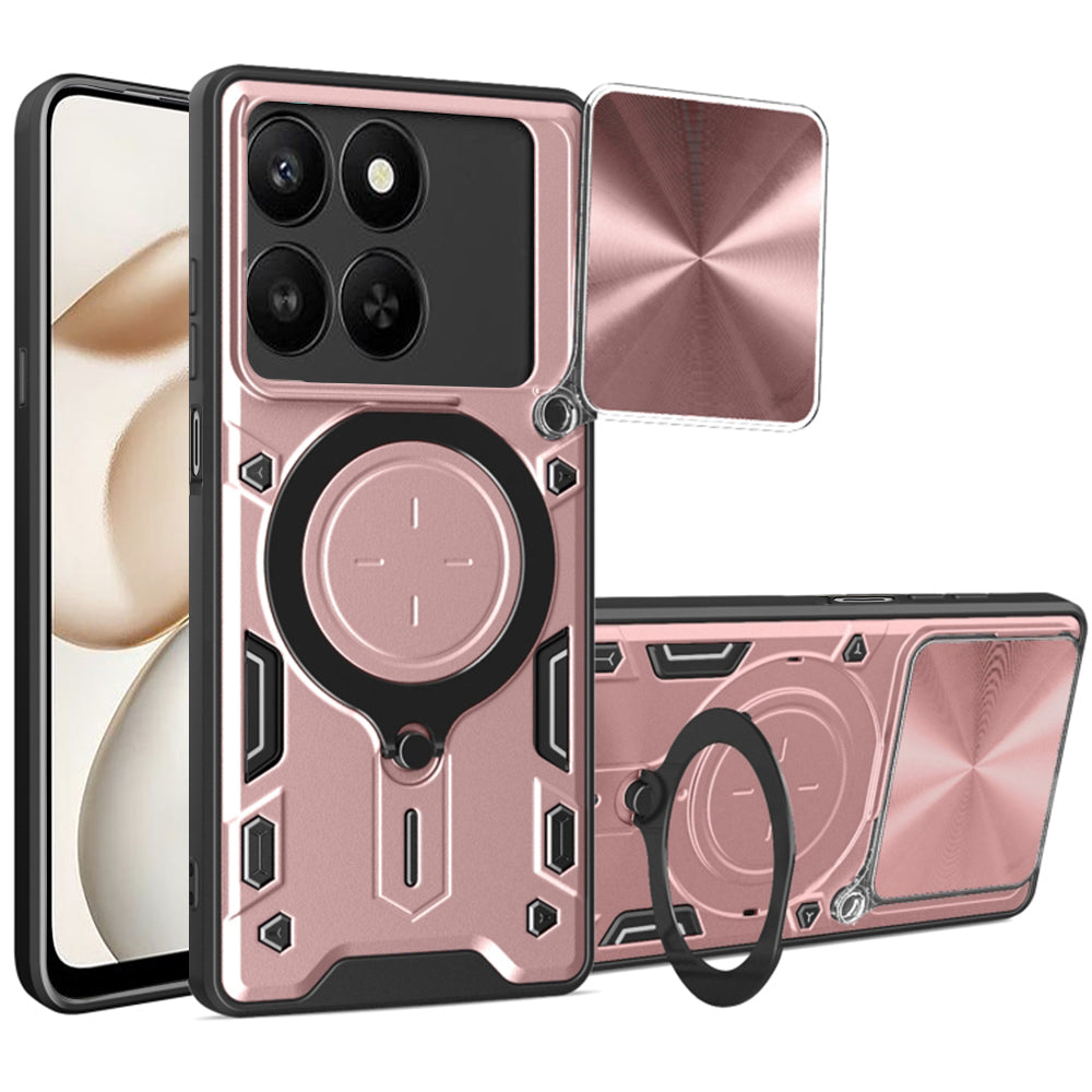 Futrola za Honor 400 Smart 4G / X7d 4G / 400 Smart 5G, Techsuit, CamGuard Pro, Roze