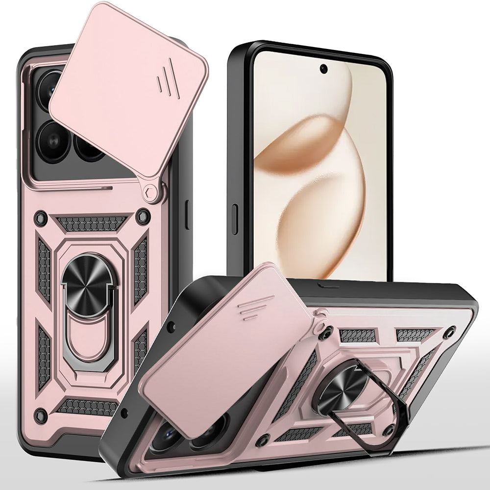 Futrola za Honor 400 Smart 4G / X7d 4G / 400 Smart 5G, Techsuit, CamShield, Roze