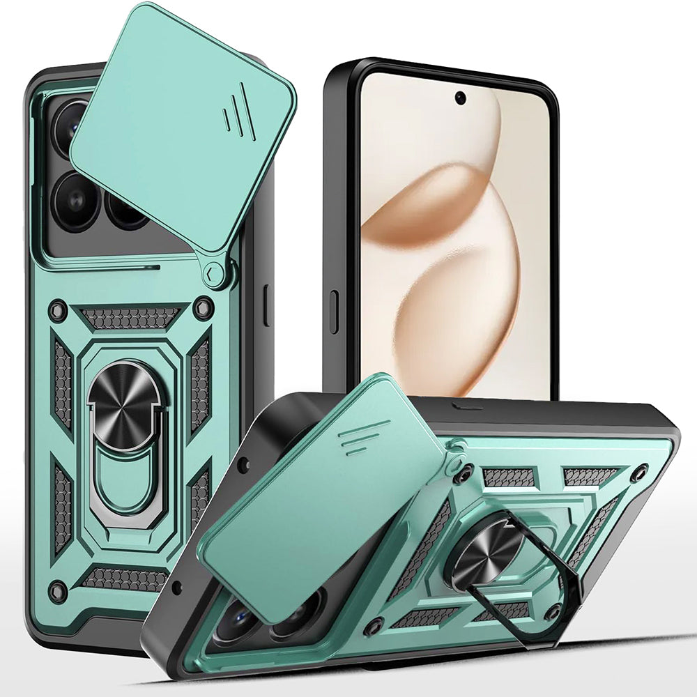Futrola za Honor 400 Smart 4G / X7d 4G / 400 Smart 5G, Techsuit, CamShield, Zelena