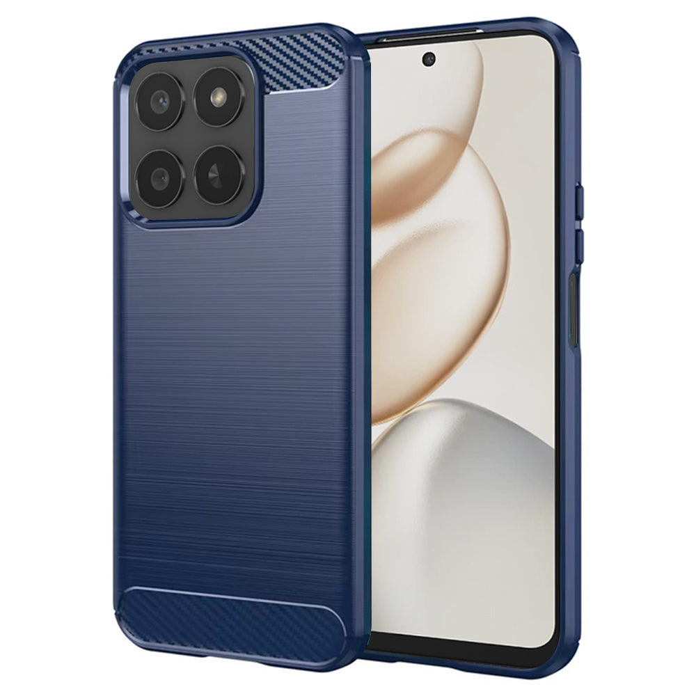 Futrola za Honor 400 Smart 4G / X7d 4G / 400 Smart 5G, Techsuit, Karbon, Plava