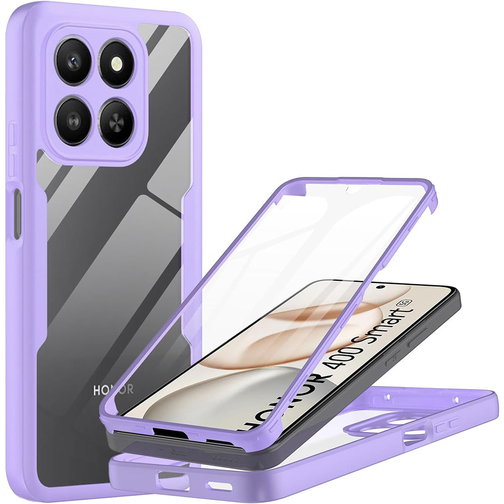 Futrola za Honor 400 Smart 4G / X7d 4G / 400 Smart 5G, Techsuit, ColorVerse 360, Ljubičasta