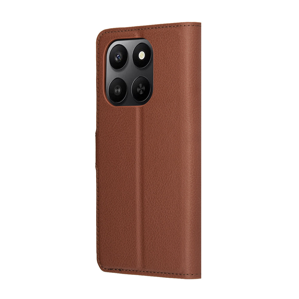 Futrola za Honor 400 Smart 4G / X7d 4G / 400 Smart 5G, Techsuit, Leather Folio, Braon