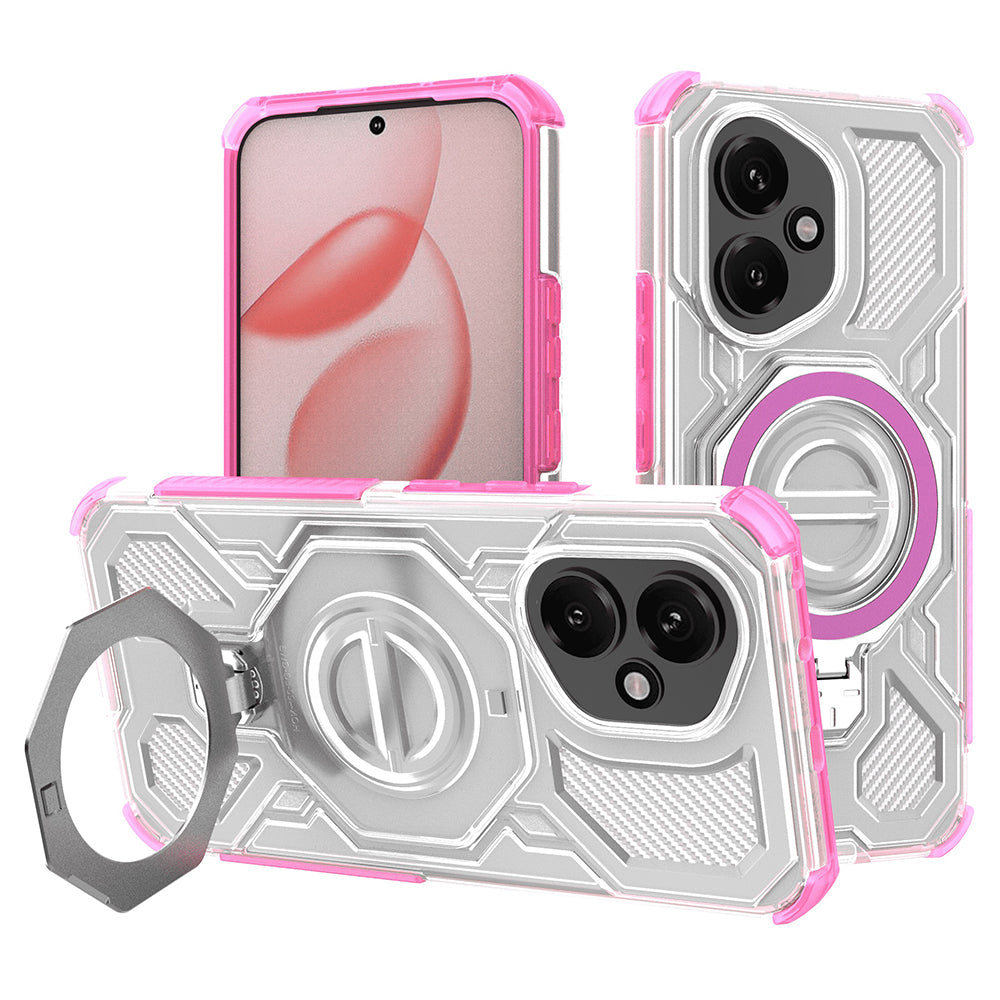Futrola za Honor 400, Techsuit, Carbon Shield Pro, Roze
