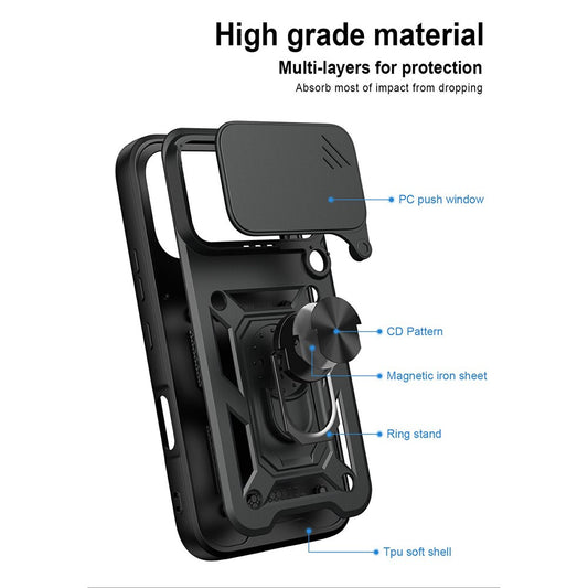 Futrola za Honor 600, OEM, CamShield, Crna