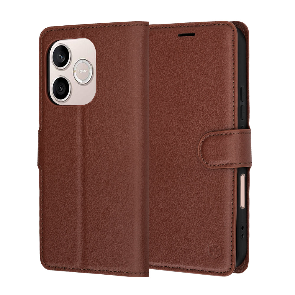 Futrola za Honor 600 Lite, Techsuit, Leather Folio, Braon