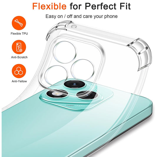 Futrola za Honor 600 Lite, Techsuit, Shockproof Clear, Transparentna