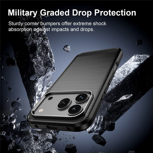 Futrola za Honor 600 Pro / 600, Techsuit, Karbon, Crna