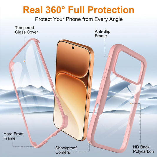 Futrola za Honor 600 Pro / 600, Techsuit, ColorVerse 360, Roze