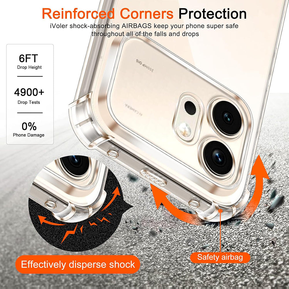 Futrola za Honor 600 Pro, Techsuit, Shockproof Clear, Transparentna