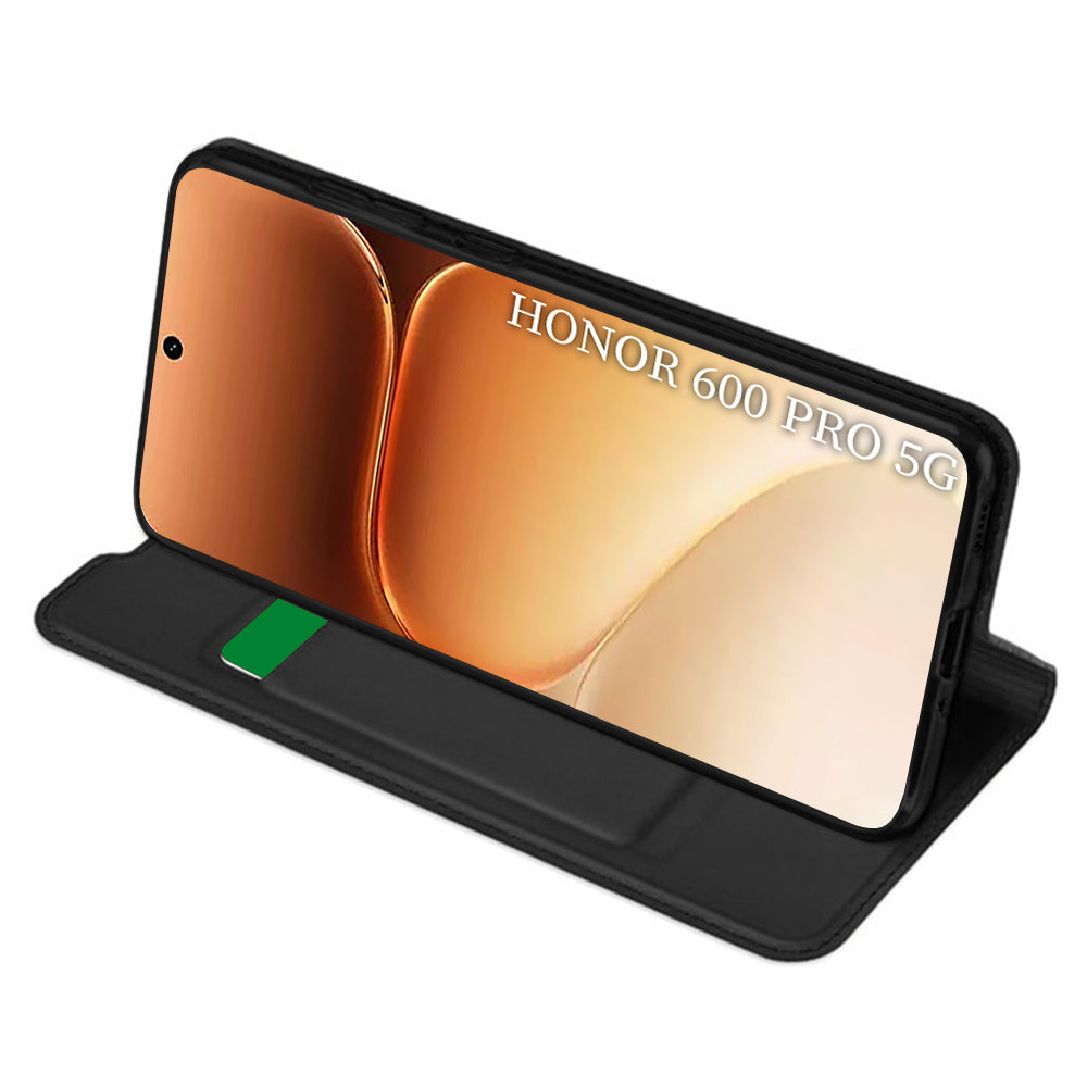 Futrola za Honor 600 Smart, Techsuit, Magskin Book Long Blitz Cutout, Crna