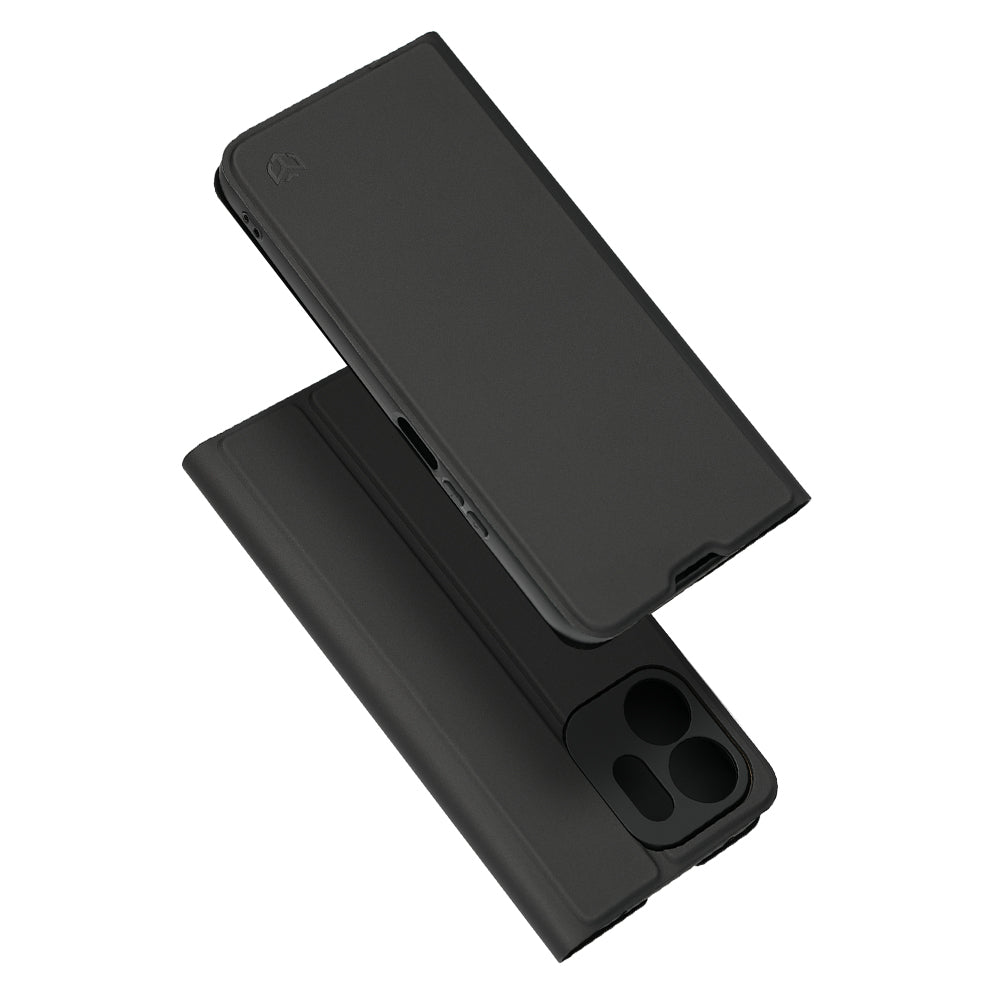 Futrola za Honor 600 Smart, Techsuit, Magskin Book Long Blitz Cutout, Crna