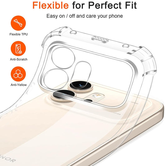 Futrola za Honor 600, Techsuit, Shockproof Clear, Transparentna