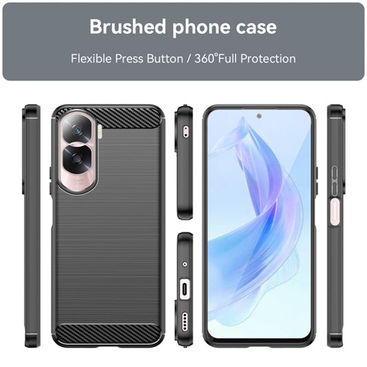 Futrola za Honor 90 Lite, Techsuit, Karbon, Crna