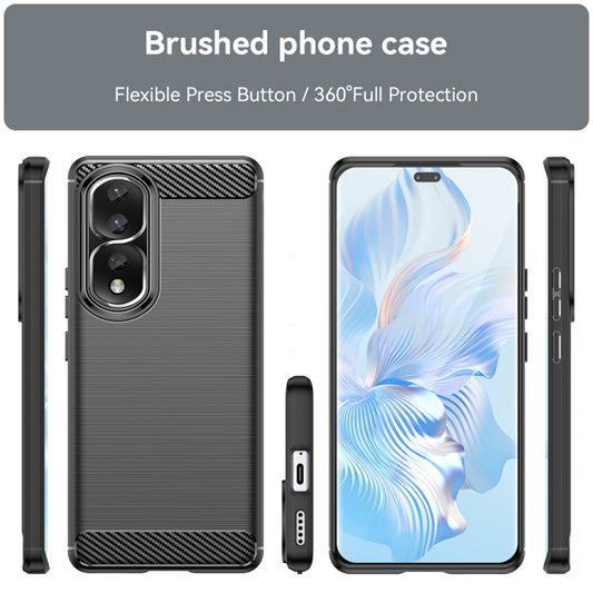 Futrola za Honor 90 Pro / 80 Pro, Techsuit, Karbon, Crna