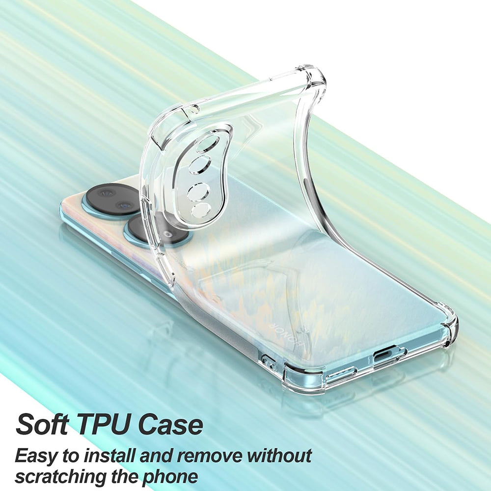 Futrola za Honor 90 Pro, Techsuit, Shockproof Clear, Providna