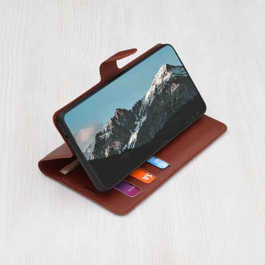 Futrola za Honor Magic5 Pro, Techsuit, Leather Folio, Braon
