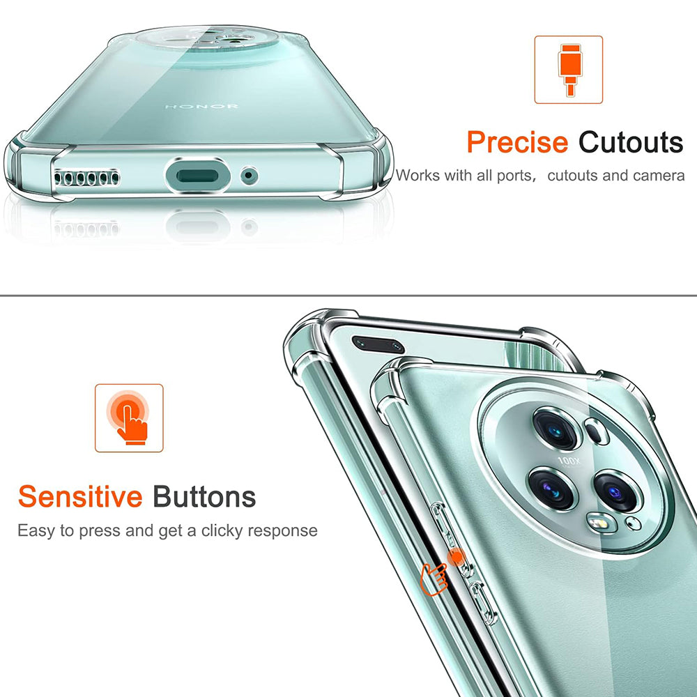 Futrola za Honor Magic5 Pro, Techsuit, Shockproof Clear, Providna
