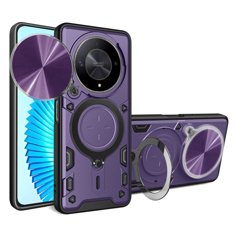 Futrola za Honor Magic6 Lite, Techsuit, CamGuard Pro, Ljubičasta
