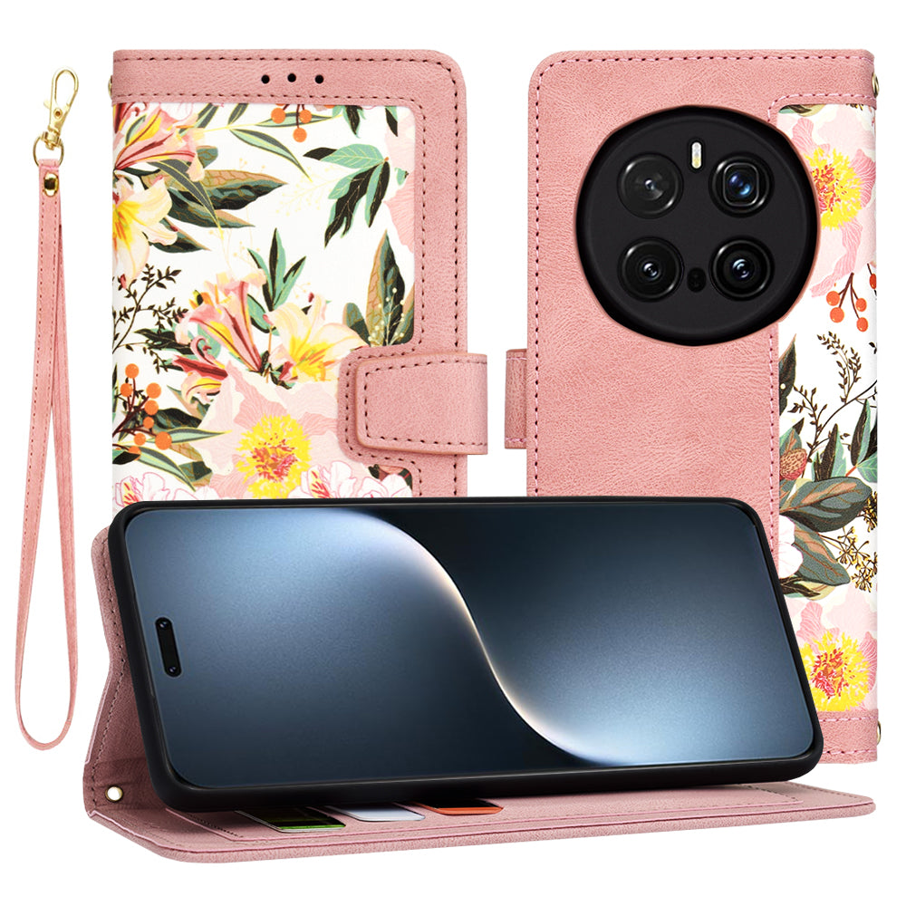 Futrola za Honor Magic7 Pro, Techsuit, FlipCraft, Roze