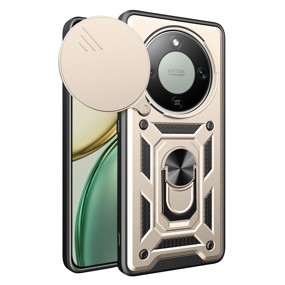 Futrola za Honor Magic8 Lite, Techsuit, CamShield, Zlatna
