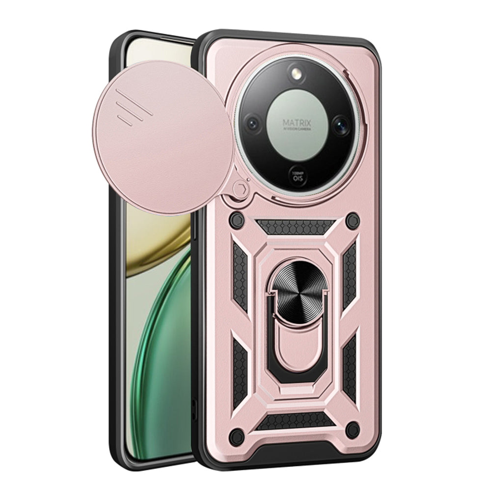 Futrola za Honor Magic8 Lite, Techsuit, CamShield, Roze Zlato