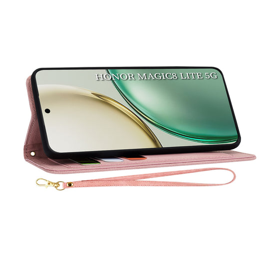 Futrola za Honor Magic8 Lite, Techsuit, FlipCraft, Roze