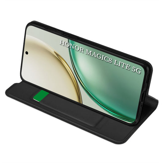 Futrola za Honor Magic8 Lite, Techsuit, Magskin Book, Crna