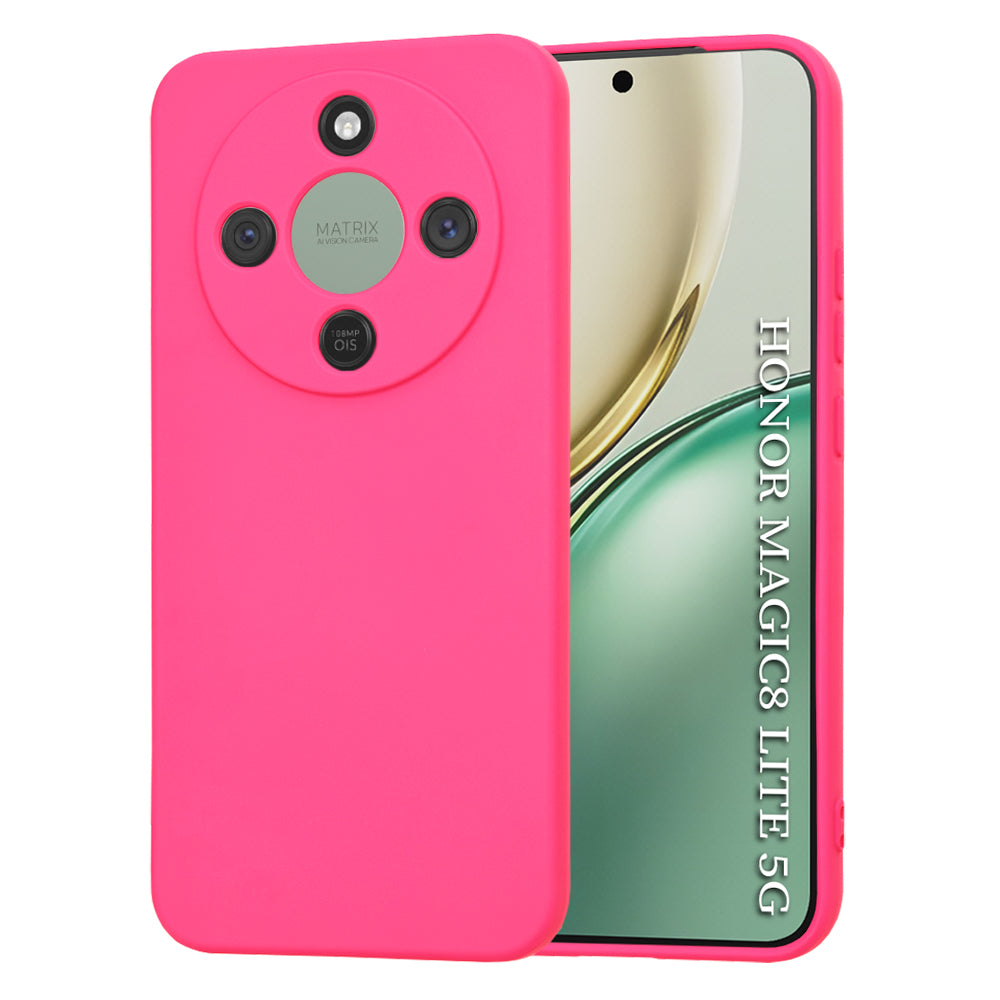 Futrola za Honor Magic8 Lite, Techsuit, SoftFlex, Tamno Roze