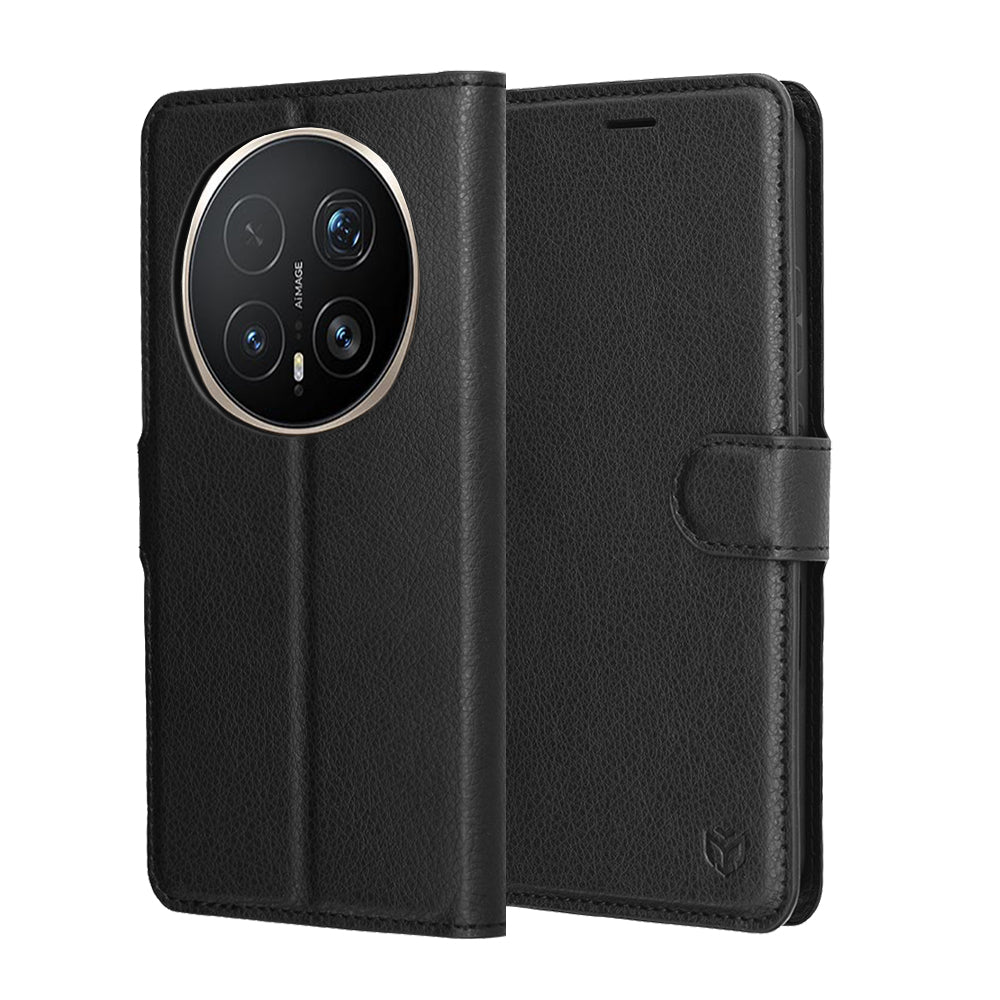 Futrola za Honor Magic8 Pro, Techsuit, Leather Folio, Crna