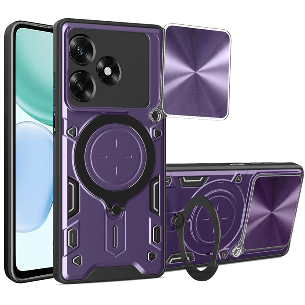 Futrola za Honor X5c Plus, Techsuit, CamGuard Pro, Ljubičasta
