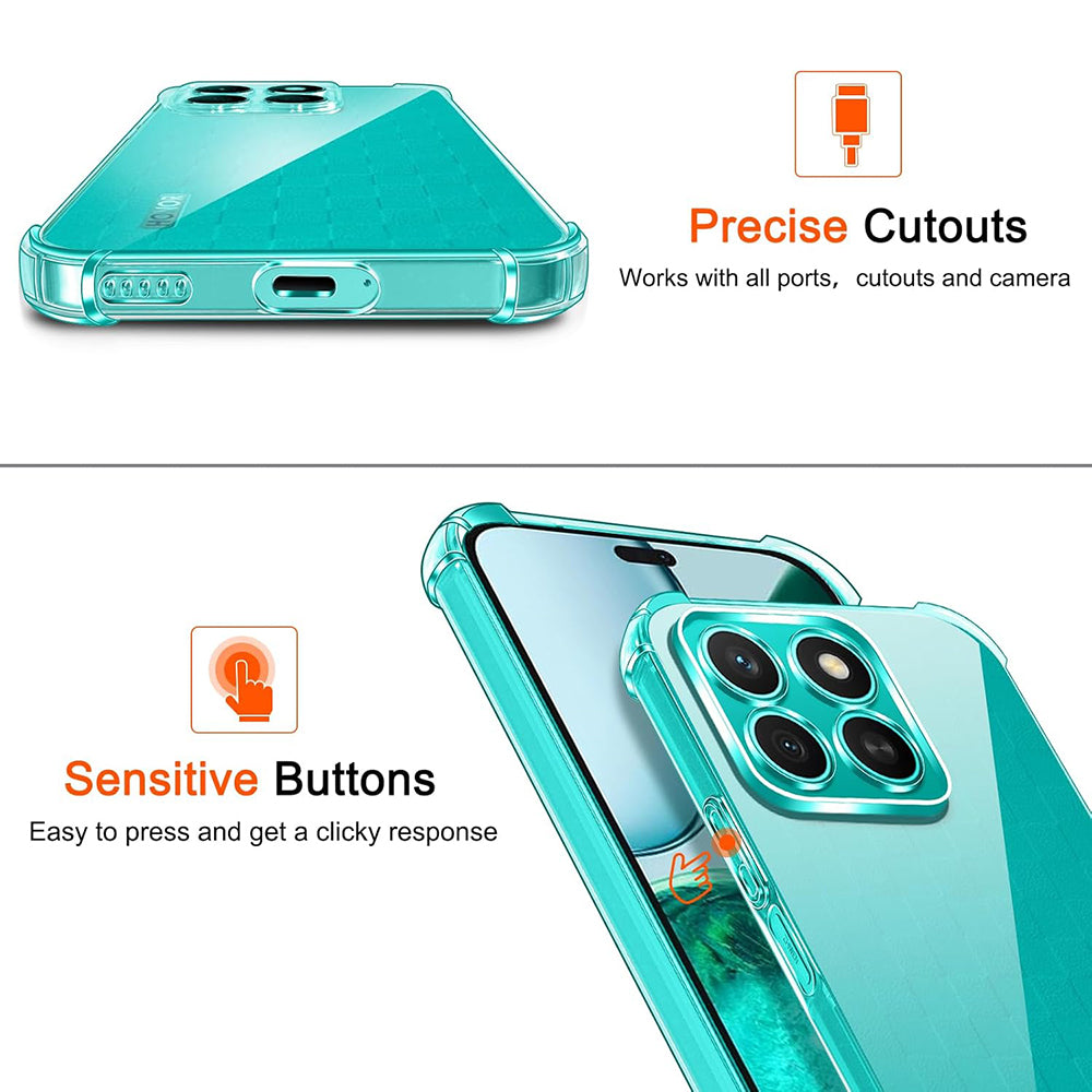 Futrola za Honor X8c, Techsuit, Shockproof Clear, Providna