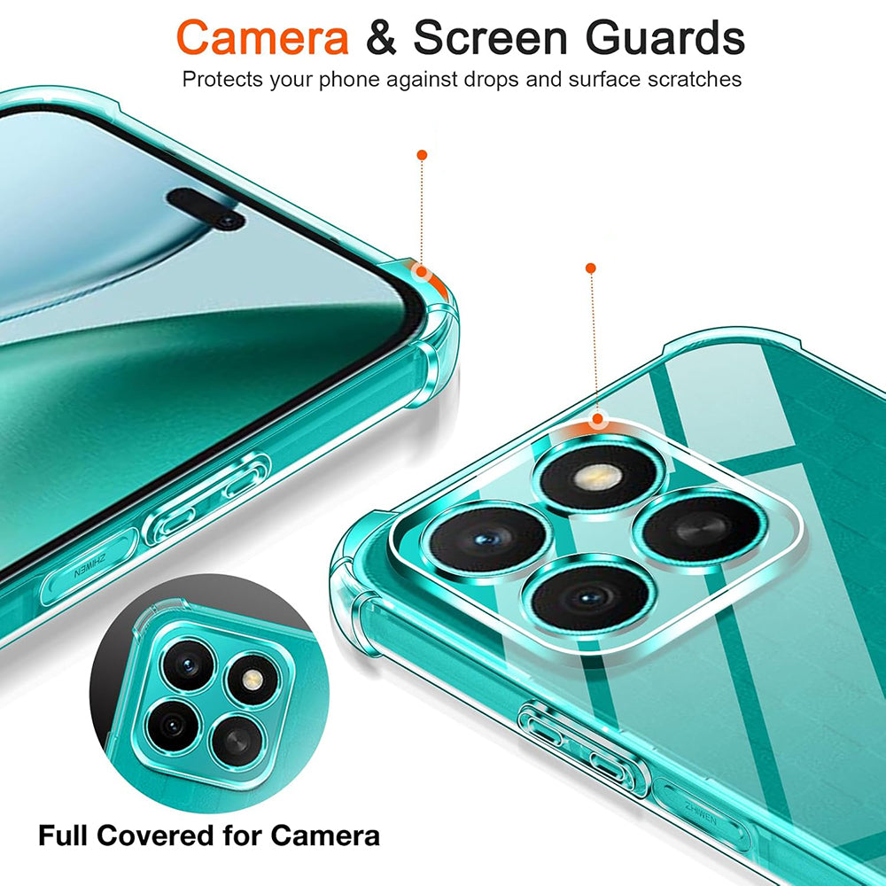 Futrola za Honor X8c, Techsuit, Shockproof Clear, Providna