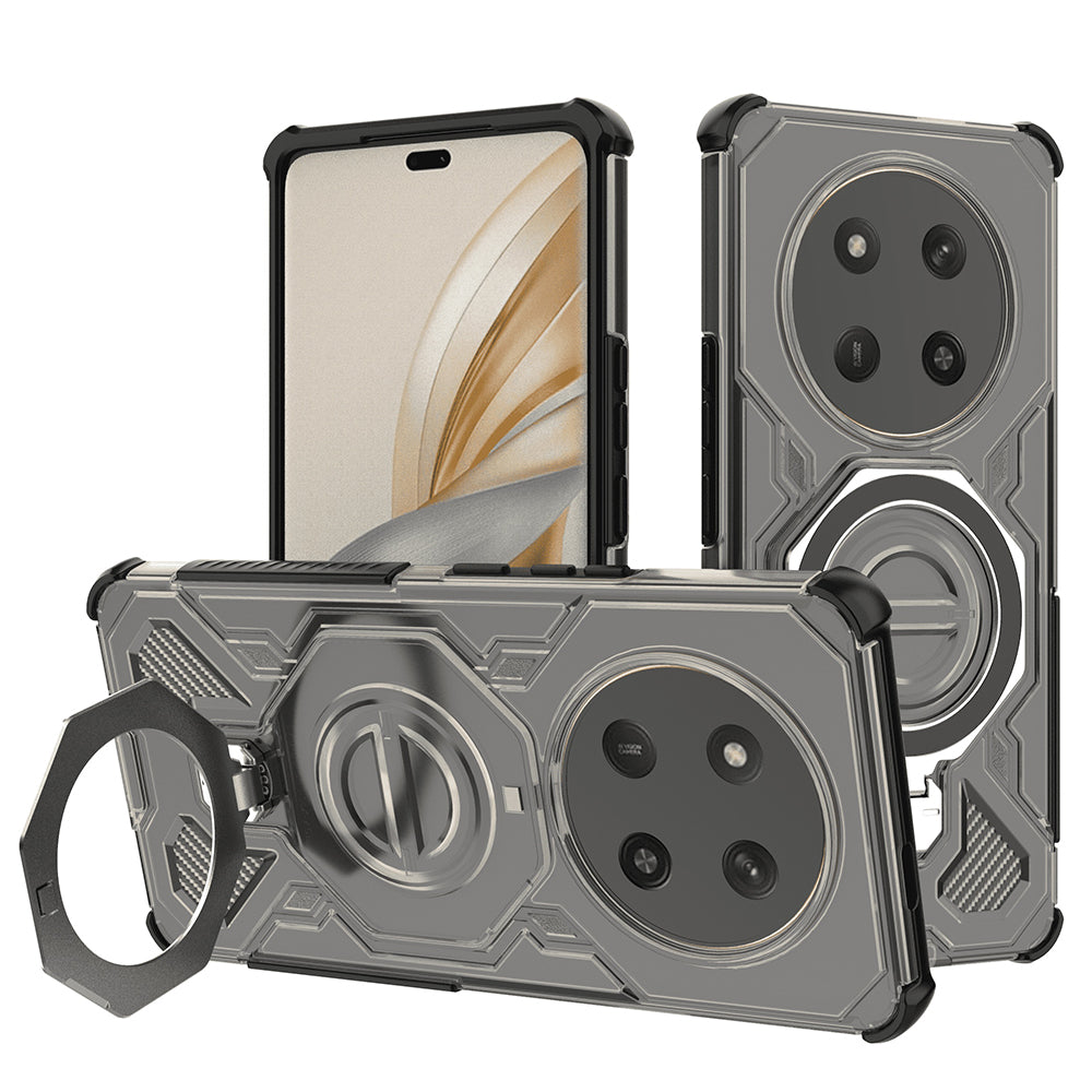 Futrola za Honor X9c / Magic7 Lite, Techsuit, Carbon Shield Pro, Dimljena