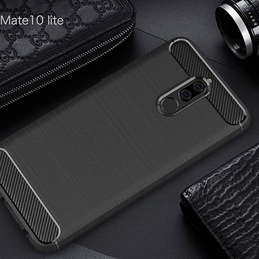 Futrola za Huawei Mate 10 Lite, Techsuit, Karbon, Crna