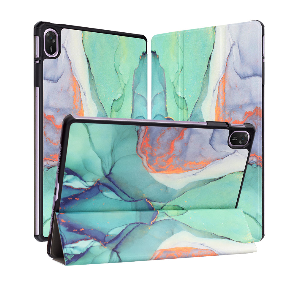 Futrola za Huawei MatePad 11.5 (2025), Techsuit, FoldPro Green Time, Višebojna