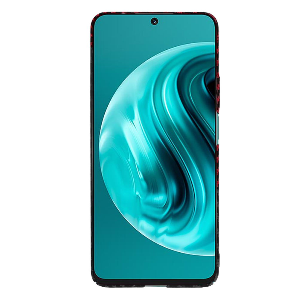 Futrola za Huawei nova 13i / nova 12i, Techsuit, Carbonite FiberShell, Crno Crvena