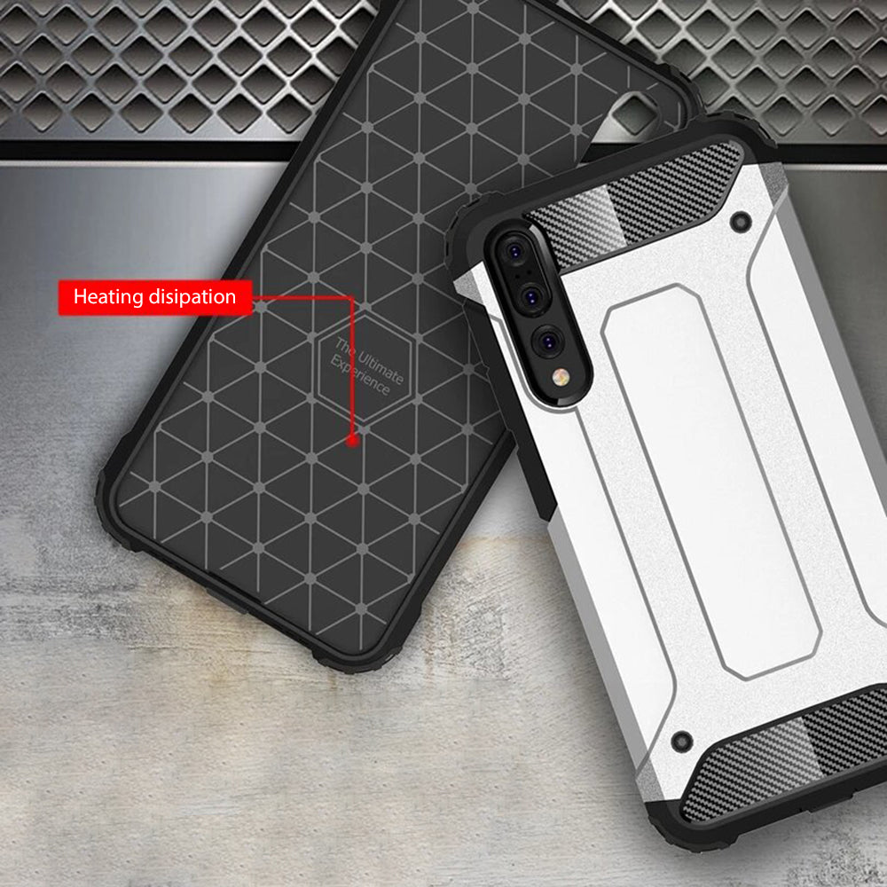 Futrola za Huawei P20 Pro, Techsuit, Hybrid Armor, Crna