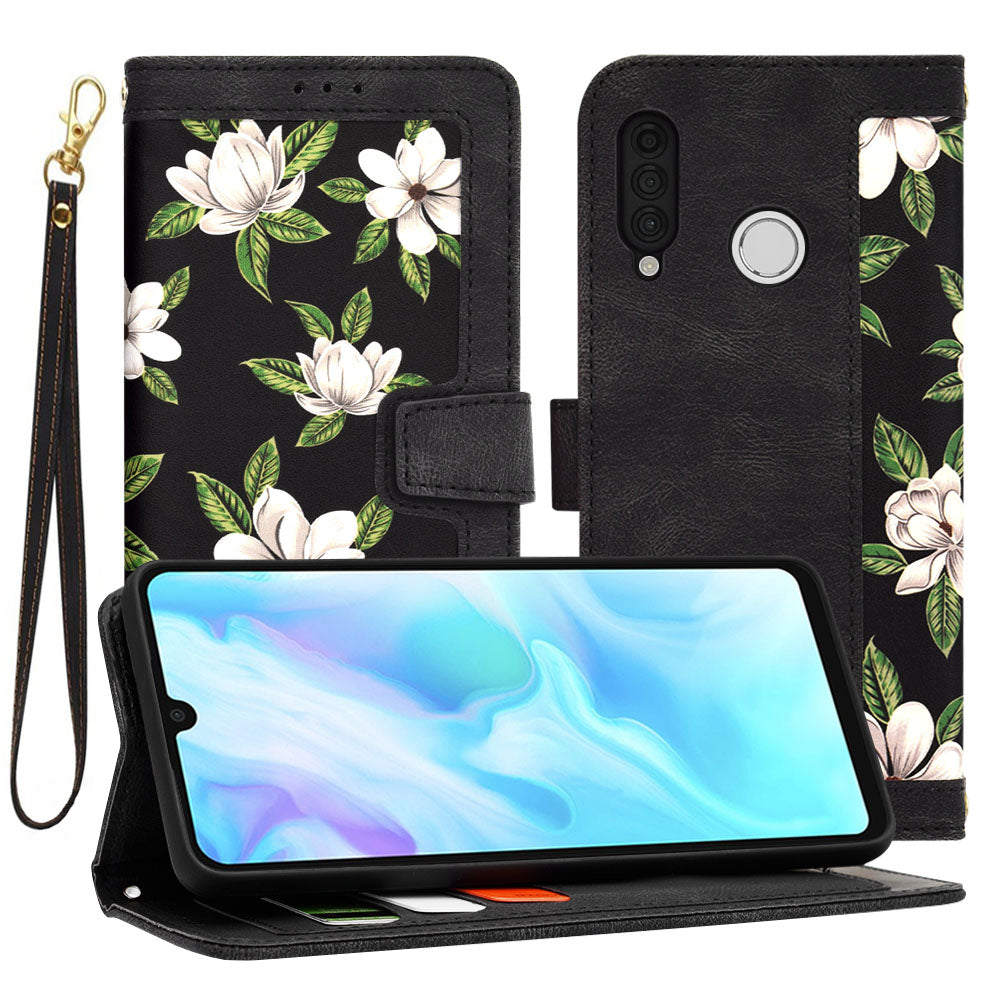 Futrola za Huawei P30 lite New Edition / P30 lite, Techsuit, FlipCraft, Crna