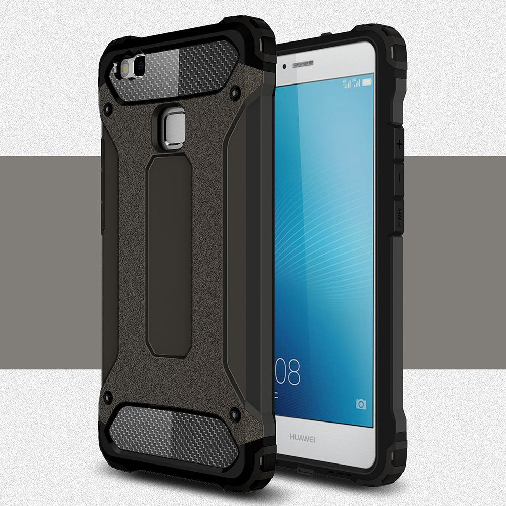 Futrola za Huawei P9 lite (2016), Techsuit, Hybrid Armor, Crna