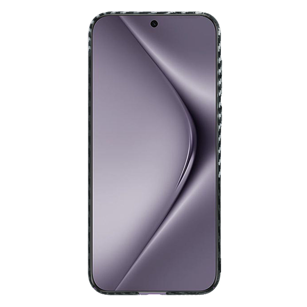 Futrola za Huawei Pura 70 Pro, Techsuit, Carbonite FiberShell, Crno Siva