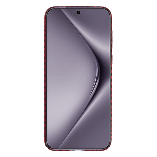 Futrola za Huawei Pura 70 Pro, Techsuit, Carbonite FiberShell, Crvena