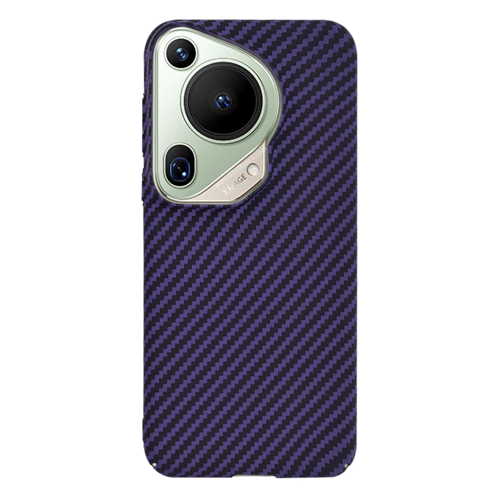 Futrola za Huawei Pura 70 Ultra, Techsuit, Carbonite FiberShell, Ljubičasta