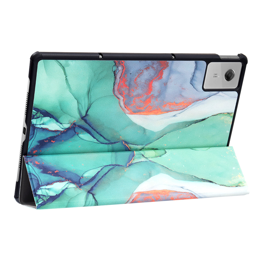 Futrola za Lenovo Idea Tab Plus, Techsuit, FoldPro Green Time, Multicolor