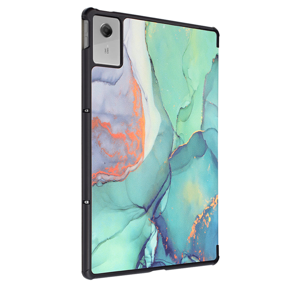 Futrola za Lenovo Idea Tab Plus, Techsuit, FoldPro Green Time, Multicolor