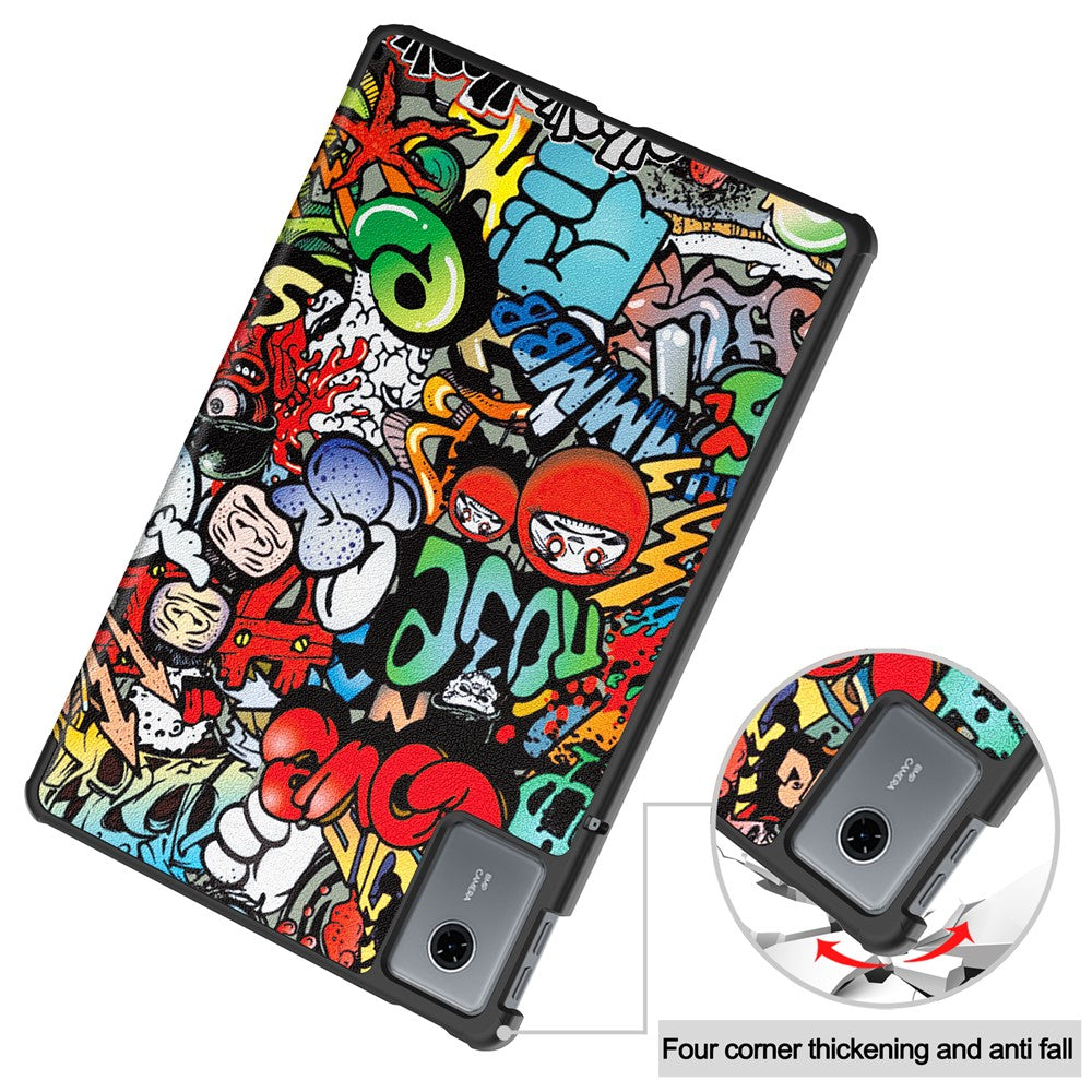 Futrola za Lenovo Idea Tab Plus, Techsuit, FoldPro Urban Vibe, Šareno