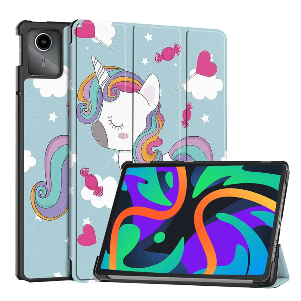Futrola za Lenovo Tab M11, Techsuit, FoldPro Unicorn, Višebojna