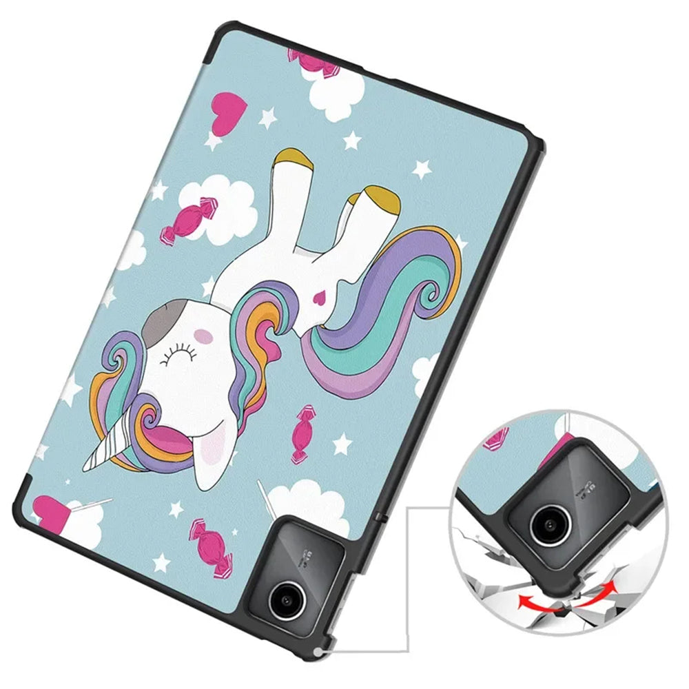 Futrola za Lenovo Tab M11, Techsuit, FoldPro Unicorn, Višebojna
