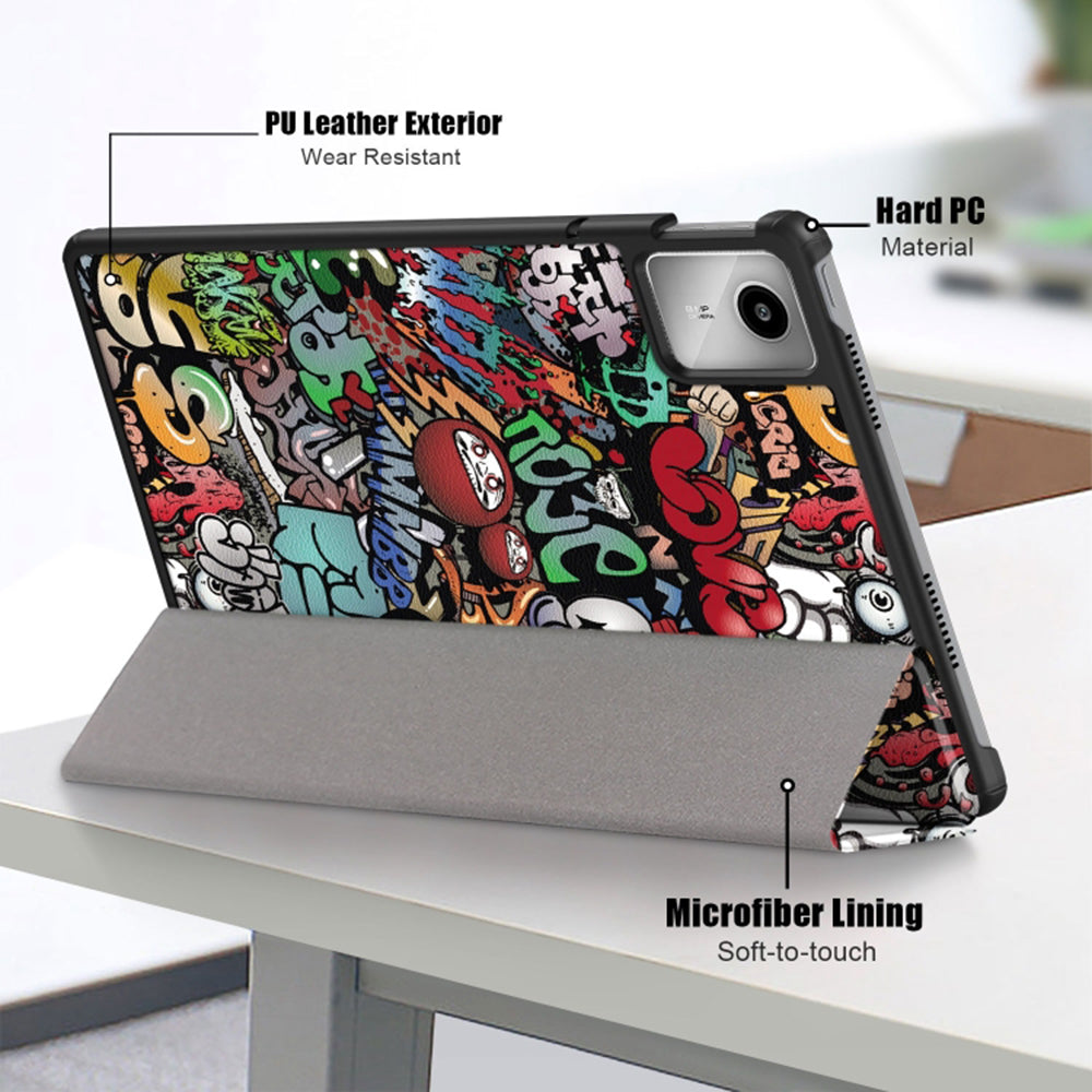 Futrola za Lenovo Tab M11, Techsuit, FoldPro Urban Vibe, Višebojna