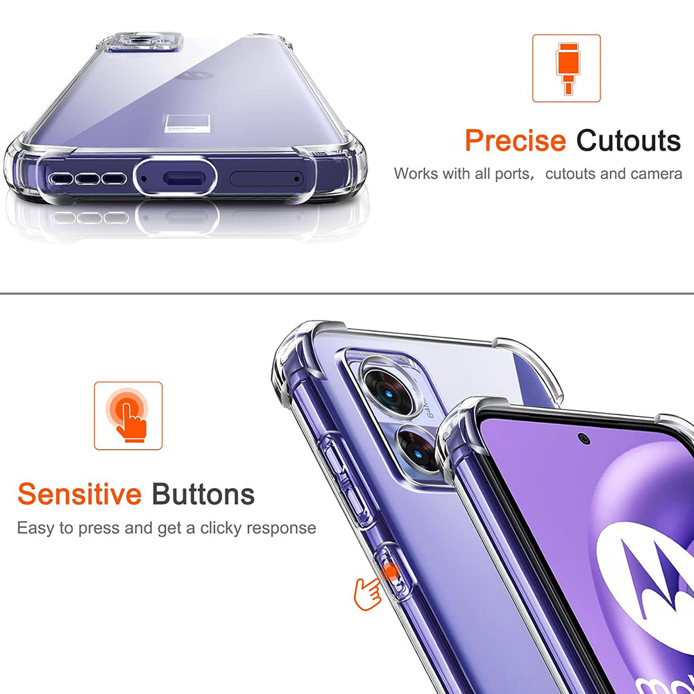 Futrola za Motorola Edge 30 Neo, Techsuit, Shockproof Clear, Providna